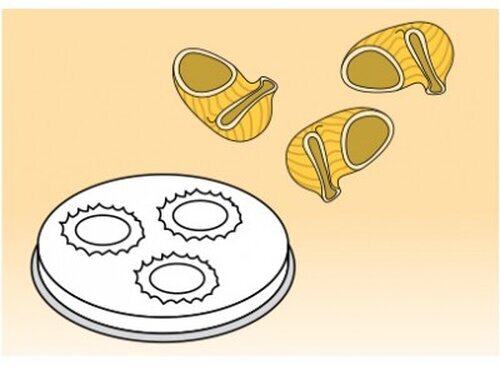 Matrizen f�r Nudelmaschine Edilser Valentina 3, Lasagne Ricce