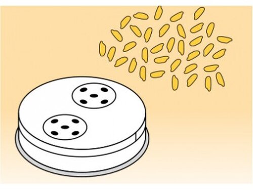 Matrizen f�r Nudelmaschine Edilser Valentina 3, Fusilli