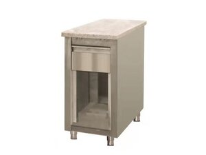 Kassentisch, Mit 30 mm Granitarbeitsplatte, Gehuse aus...