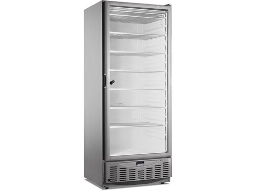Tiefkühlschrank mit Glastür Modell MM5 A N PV, Glastür, BTH 750 x 740 x 1900 mm
