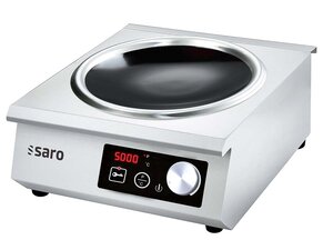 Saro Induktionskochfeld GIULIA, Wok, 10 Heizstufen, LED...