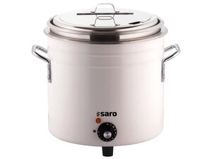 Saro Retro Suppenkessel Wei, Inhalt 10,4 Liter, 1,4 kW,...