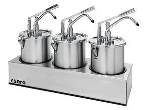 Saro Saucenspender PD-003, Edelstahl, einstellbare...