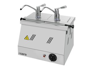 Saro Bainmarie Edelstahl, 2x1/6 GN, Dispenser, BTH 290 x...