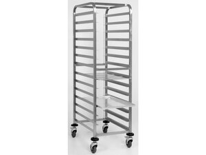 Saro Bckereitrolley Regalwagen, 14 Einschbe, Edelstahl,...