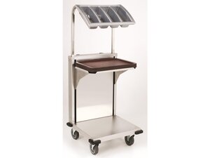 Saro Tablettspender Edelstahl, Besteckkasten, Modell TAB2, BTH 525 x 545 x 1380 mm