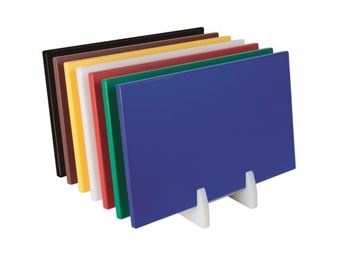 Polyethylen-Schneidebrett Anti-Rutsch Fe, Gewicht 3 kg, BTH 500 x 300 x 15 mm, verschiedene Farben
