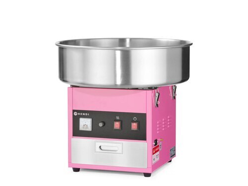 Zuckerwatte-Maschine Hendi mit Edelstahl Schüssel, rosa...