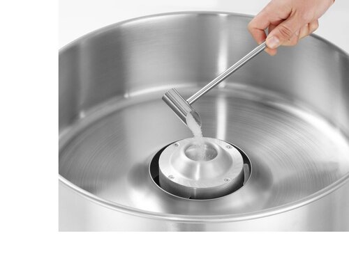 Hendi Zuckerwatte-Maschine mit Edelstahl Sch�ssel, rosa Geh�use, BTH 520 x 520 x 480 mm