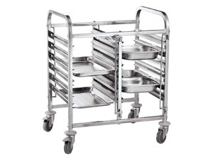 Edelstahl Transportwagen Hendi, Kapazitt 12x GN 1/1, BTH...