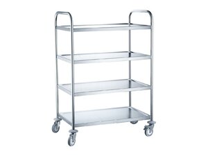 Edelstahl Servierwagen Hendi, 4 Regalbden, BTH 910 x 590...
