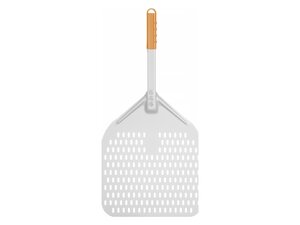Pizzaschaufel Hendi, Aluminium, kurzer Griff, Schaufel...
