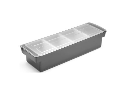 Zutatenbeh�lter Hendi Bar up, inkl. 4 Polypropylen-Beh�lter, BTH 480 x150 x 100 mm