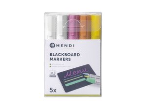 Kreidemarker Hendi, Strichstrke 2 bis 6 mm, 5 Stck, 1x...