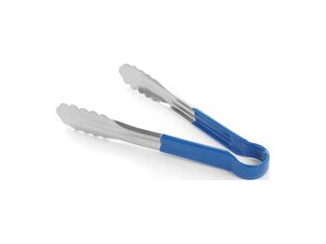 Servierzange HACCP, Edelstahl mit PVC Beschichtung, Blau,...