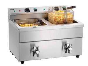 Bartscher Induktionsfritteuse 2x 8 Liter, 7 kW, BTH 580 x...