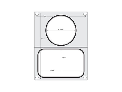 Matrize f�r Hendi Versiegelungsmaschine, 1x 178 x 113 mm...