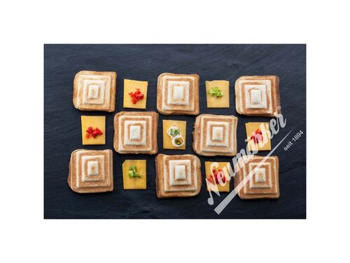 Neumrker Sandwicheisen II, mit Digitaltimern, fr 8 Stck  150 x 125 mm, 4,4 kW