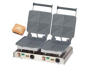 Neumrker Sandwicheisen II, mit Digitaltimern, fr 8...