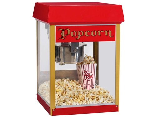 Neumrker Popcornmaschine Euro Pop 8 Oz / 230 g, mit entnehmbarem Edelstaglkessel