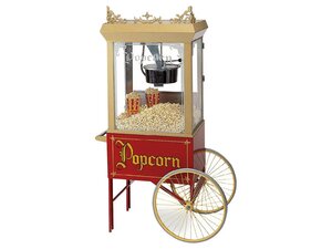 Neum�rker Nostalgie Cinema 2-Rad-Unterwagen f�r Popcornmaschine