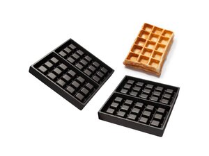 Neumrker Brsseler Waffel Backplattensatz fr SWiNG-Backsystem