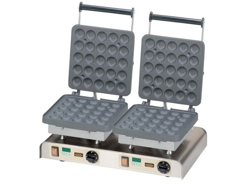 Neum�rker Waffelb�llchen II Waffeleisen, mit Digitaltimern, f�r 50 St�ck � � 40 x h 24 mm