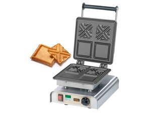 Neumrker Waffeleisen, mit Digitaltimer, fr 2 Waffeln ...