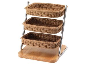 Neumrker Farm Rack, breit, 3x 1,7 Liter, mit Standfu...