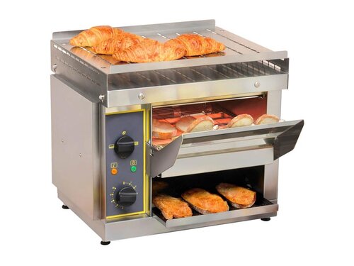 Neumärker Roll-In Kettentoaster, mit 8 Quarzheitzröhren, für 300 bis 540 Toasts/h