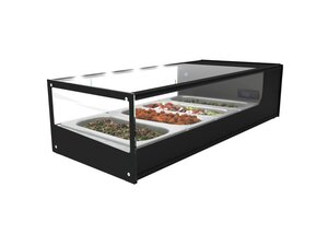 K�hlvitrine Logic 4, 4x 1/3 GN x 40 mm, Temp. +2� bis...