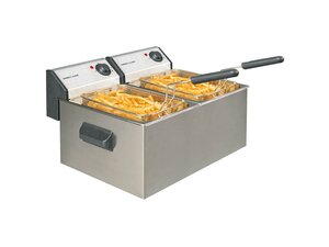 Neumrker Fritteuse 2x 5 Liter, 2x 3,2 kW,...