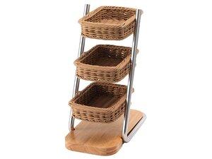 Neumrker Farm Rack, schmal, 3x 0,7 Liter, mit Standfu...