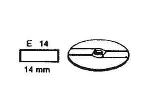 Neum�rker Schneidscheibe E 14, St�rke 14 mm, f�r...
