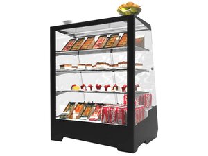 Khlvitrine Tower, Temp. +4C bis +8C, 3 Glasablagen, 2...