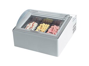 Neumrker Speiseeisvitrine Ice Point 3, fr 3x 5 Liter...