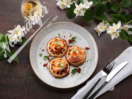 Neum�rker Thermocook� Waffeleisen mit Waffel-Taler Wechselplatten, f�r 6 Waffeln � � 80 x H 16 mm