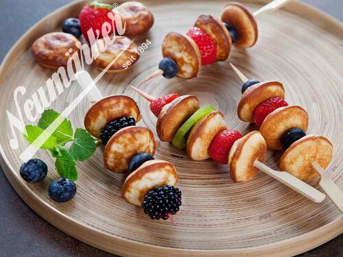 Neum�rker Thermocook� Waffeleisen mit  Waffelb�llchen Wechselplatten, f�r 25 St�ck � � 40 x H 24 mm