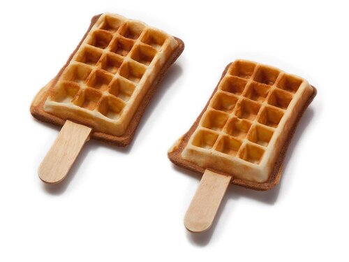 Neum�rker Thermocook� Waffeleisen mit Rahmwaffel am Stiel Wechselplatten, f�r 6 Waffeln � 65 x 100 x 30 mm