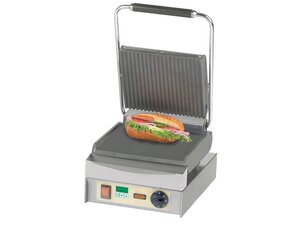 Neumrker Panini Master Kontaktgrill, oben geriffelt +...