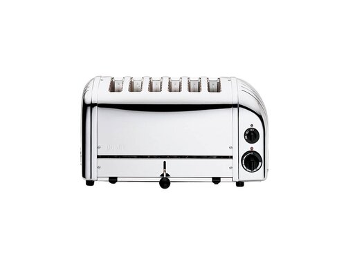 Dualit Classic Toaster 6 Scheiben, ca. 240 Toasts/Std., 230 V / 3 kW, BTH 460 x 210 x 220 mm