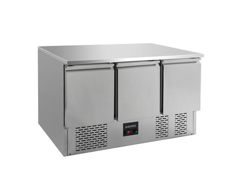 Kühltisch BASIC Mini, 3 Türen, für GN 1/1, 248 Liter,...