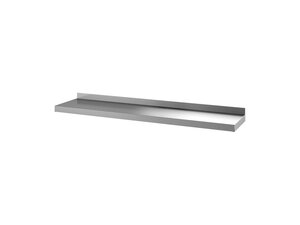 vaiotec TOPLINE 300 Wandbord, 1 Ablageboden, Aufkantung, BTH 1500 x 300 x 40 mm