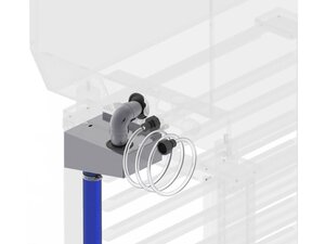 Installationskit fr Stalgast Kombidmpfer, hydraulischer...