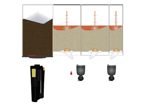 Kaffeevollautomat Rheavendors Servomat laRhea V+ Grande, ganze Bohne inkl. variflex und varitherm