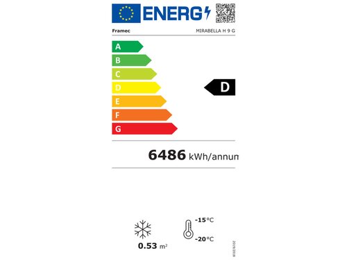 Speiseeis-Verkaufsvitrine Mirabello 9, fr 9x 5 Liter, Inhalt 429 Liter, mit Reservefach, BTH 1655 x 677 x 1190 mm