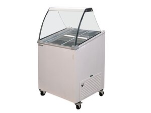 Speiseeisverkaufstheke PRIMERA mit gebogener...