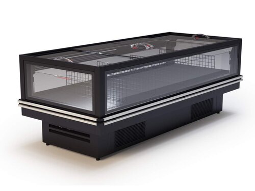 Gefriergondel Icecraft 2.5, Inhalt 501 Liter, 1,9 m�, mit Glasschiebedeckel, BTH 2500 x 1050 x 920 mm