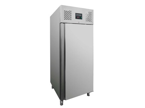 Edelstahl Tiefkühlschrank Basic, Inhalt 650 Liter, GN 2/1, Umluftkühlung, BTH 740 x 830 x 2010 mm