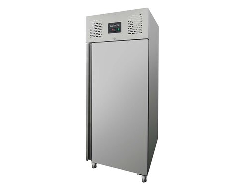 Edelstahl Tiefkühlschrank Basic, Inhalt 650 Liter, GN 2/1, Umluftkühlung, BTH 740 x 830 x 2010 mm